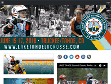 Tablet Screenshot of laketahoelacrosse.com